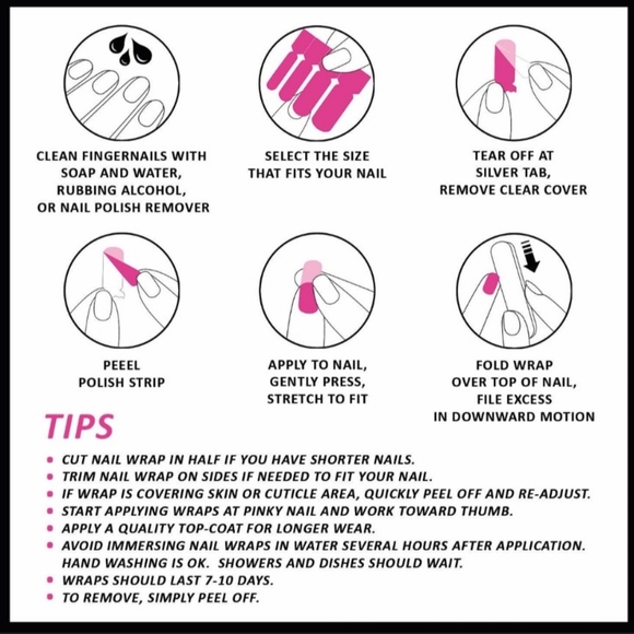 5 for $15 Nail Wraps- Rainbow Safari - Picture 4 of 7